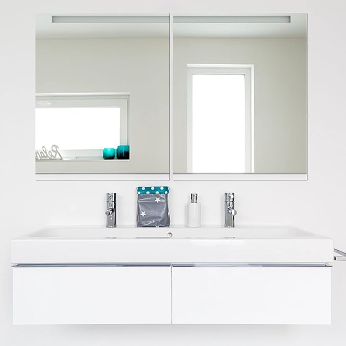 Acrylic Mirror Sheet for Wall, 15.7" x 19.6" Large Rectangular Mirror Tiles - Image 6