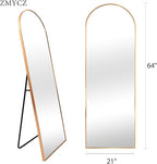 Floor Mirror, Arched Mirror Full Length, Freestanding Mirrors, Arch Floor - Image 3