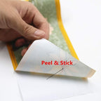 Elegant Peel Stick Red Floral Wallpaper Border Self Adhesive Molding Home - Image 5