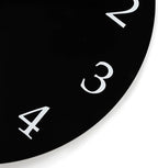 Lafocuse 12 Inch Wooden Black Wall Clock Battery Operated Silent Non-Ticking - Image 6
