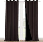 NICETOWN Full Shading Curtains 90 inches Long 2 Panels Set by NICETOWN