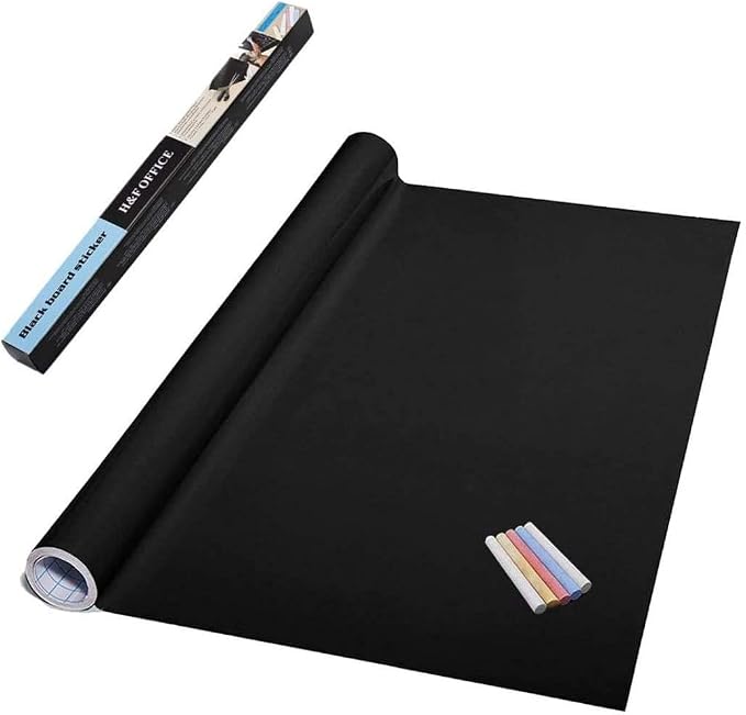 Chalkboard Wallpaper Peel and Stick, Self Adhesive Blackboard Wall Decals - Image 10