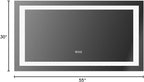 LOAAO 55X30 Inch RGB LED Bathroom Mirror - Image 8