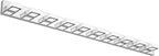Ralbay 66inch Chrome Bathroom Vanity Lights Stainless Steel Acrylic LED Modern by RalbayLighting