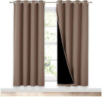 NICETOWN Living Room Completely Shaded Draperies, Privacy Protection & Noise by NICETOWN