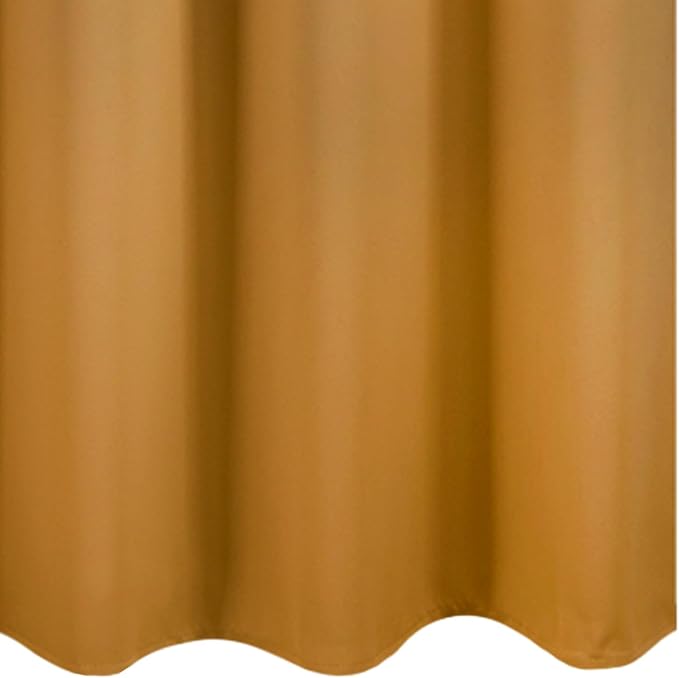LEMOMO Mustard Yellow Thermal Blackout Curtains/38 x 84 Inch/Set of 2 Panels - Image 8