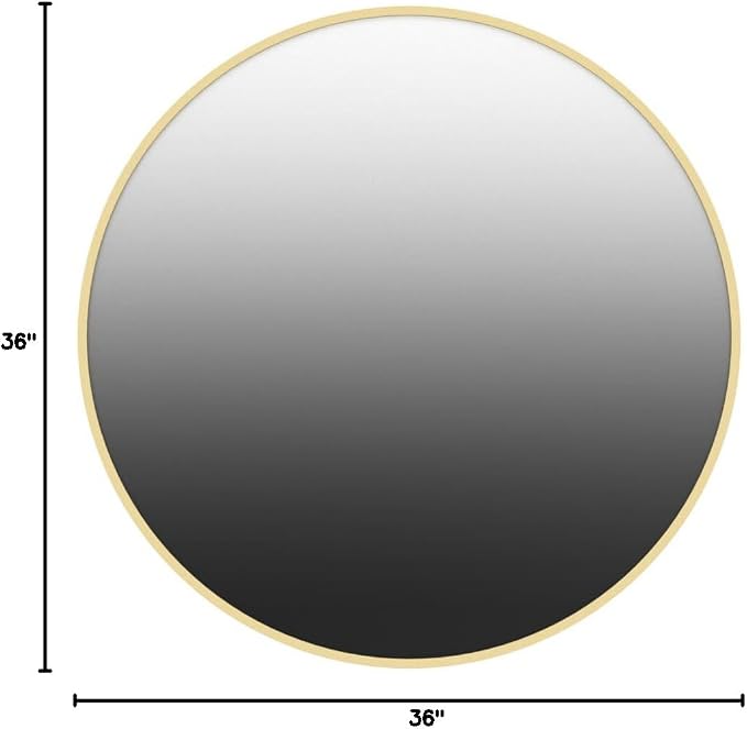 Itrue Round Gold Mirror 36 Inch - Image 9