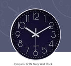 jomparis 12 Inch Silent Non-Ticking Battery Operated Quality Quartz Round Wall - Image 6