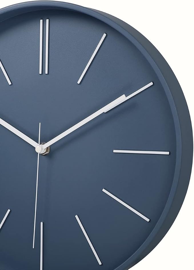 zyzamay Modern Wall Clock, 12 Inch Round Bright Colorful 3D Wall Clocks - Image 9