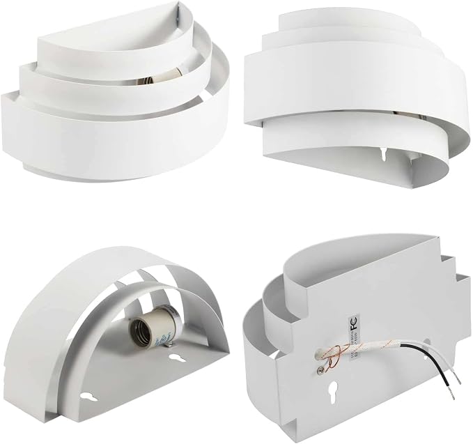 LightInTheBox Modern Wall Sconce Set of 2 Indoor Wall Light Fixture Half Moon - Image 8
