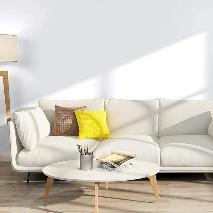 practicalWs White Contact Paper 15.7'' x 984.2'' White Peel and Stick Wallpaper - Image 5