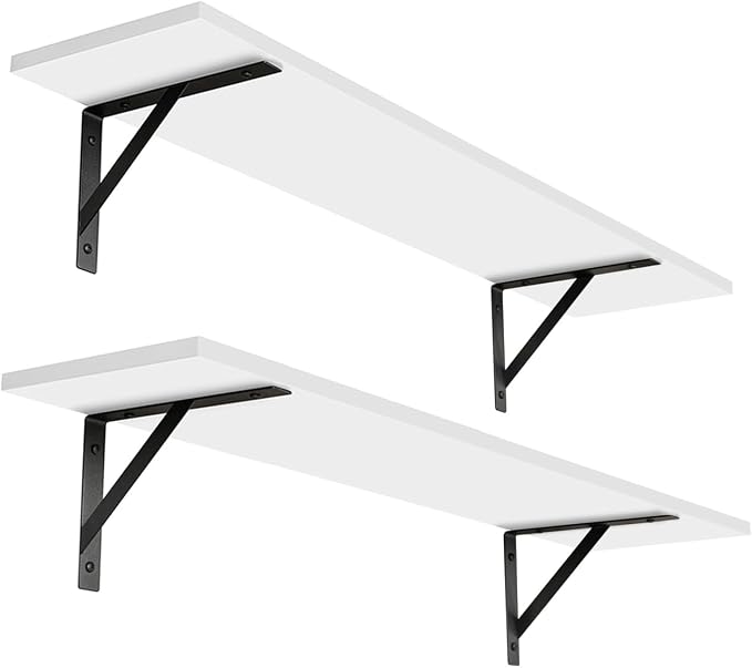DINZI LVJ Long Wall Shelves, 31.5 x 7.9 x 6.1 Inches, Easy-to-Install, Large by DINZILVJ