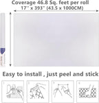 Arthome 17''x393'' White Contact Paper, Self Adhesive Wallpaper Waterproof PVC - Image 7