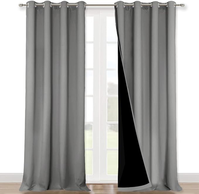 NICETOWN Total Shade Curtains and Draperies, Heavy-Duty Full Light Shading by NICETOWN