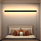 KELUOLY Modern Plug in Long Wall Sconce, 20W Warm White 3000K Acrylic Indoor by KELUOLY