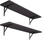 DINZI LVJ Long Wall Shelves, 23.6 Inch Wall Mounted Shelves Set of 2, by DINZILVJ