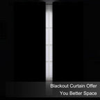 LEMOMO Blackout Curtains 52 x 120 Inch Long Black Curtains Set of 2 Panels Room - Image 3