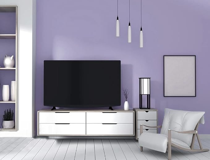 197"x17.7" Purple Peel and Stick Wallpaper Solid Color Wall Paper Contact Paper - Image 3