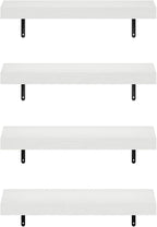 Furinno Tanna Floating Shelves for Wall Set of 4, 22-Inch Wall Shelf, Triple - Image 6