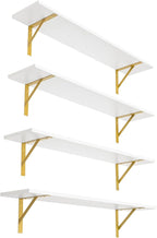 DINZI LVJ Long Wall Shelves, 31.5Inch Wall Mounted Shelves, Floating Shelves by DINZILVJ