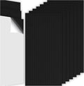 10Pack Large Acoustic Panels, Self-Adhesive Sound Dampening Wall Panels by Lakexus