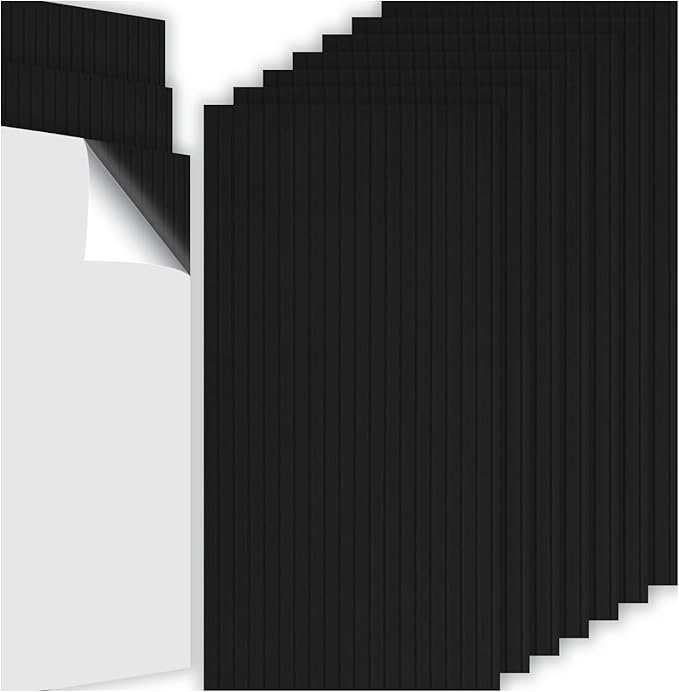10Pack Large Acoustic Panels, Self-Adhesive Sound Dampening Wall Panels by Lakexus