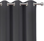 LEMOMO Blackout Curtains 42 x 63 inch/Dark Grey Curtains Set of 2 - Image 6