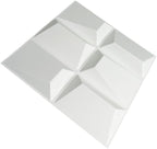 Art3d Decorative 3D Wall Panels 19.7" x 19.7" Snow White, PVC Wall Panel - Image 4