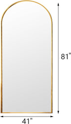 Rowjut Floor Full Length Mirror, Arched Mirrors Full Length 81"x41" - Image 3
