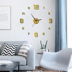 3D DIY Luminous Dial Acrylic Frameless Silent Wall Clock - Image 3