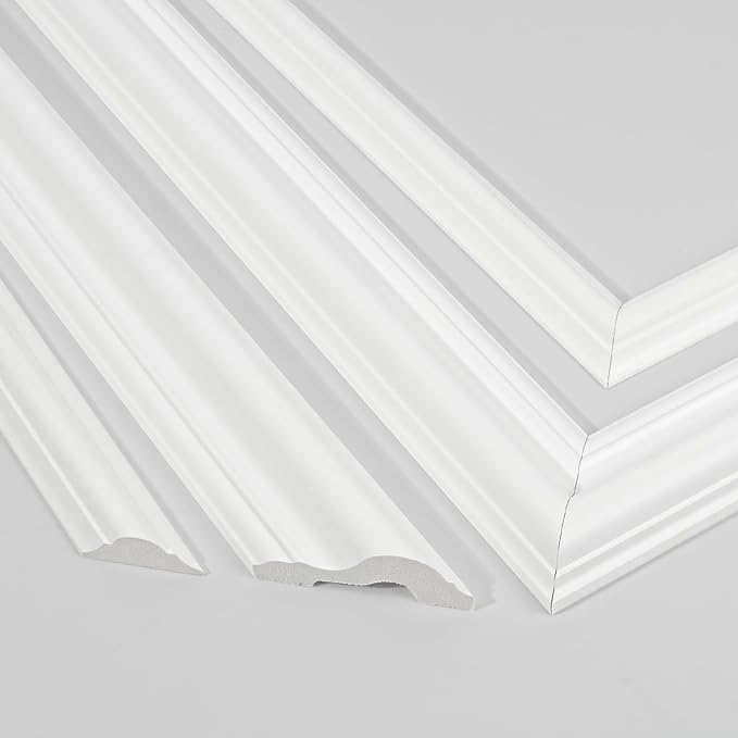 Art3d Premade Bilinear Frame Accent Molding Set, Pre-Cut Decorative Wainscoting - Image 9