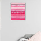 Inspirational Pink Wall Art Decor, Preppy Motivational Room Sign - Image 7