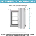 RYB HOME Blackout Curtains for Bedroom, Window Shades Thermal Insulating - Image 7
