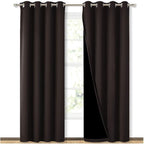 NICETOWN High End Thermal Curtains, Full Blackout Curtains 84 inches Long by NICETOWN