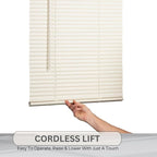LOTUS & WINDOWARE Cordless Mini Blind, 34.5" Wide x 64" Long - Image 3