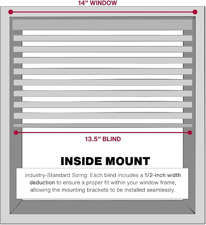 LOTUS & WINDOWARE Cordless Mini Blind, Window Blinds - Image 4