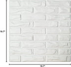 Art3d 19.7" x 19.7" Wall Panel Brick - Image 7