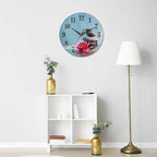 Mxocom Meditation Wall Clock Water Lily and Zen Stone Natural Still Relax 10 - Image 5