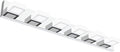 Ralbay Modern LED Bathroom Vanity Lights 6 Lights Acrylic Stainless Steel LED by RalbayLighting