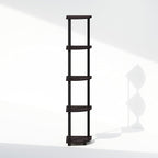Furinno Turn-N-Tube Storage Shelves, 5-Tier Book Shelf, Corner Shelf, Toolless - Image 5