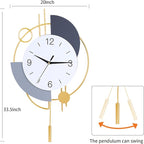 Dankeit Wall Clock, Silent Quality Quartz Battery Operated - Image 3