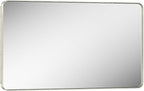 Keonjinn 40 x 24 Inch Brushed Nickel Bathroom Mirrors - Image 8