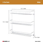 ClosetMaid 3-Tier Hanging Wall Mounted Metal Rack - Image 3