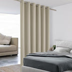 BONZER Room Divider Blackout Curtain Wide Room Darkening Total Privacy Wall by Bonzer