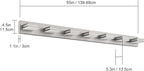 SineRise LED Modern Bathroom Vanity Light Fixtures, Brushed Nickel Modern - Image 7