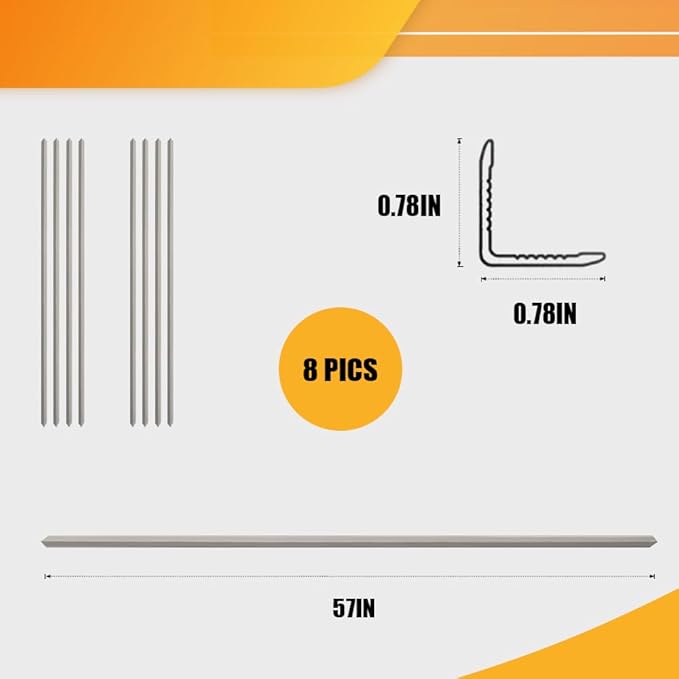 OUZUGIE 8-Pack 57 Inches, WPC Slat Wall Panel Trim, Corner Guard - Image 2