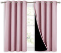 NICETOWN 100% Blackout Curtains 45 inches Long, 2 Thick Layers Completely by NICETOWN