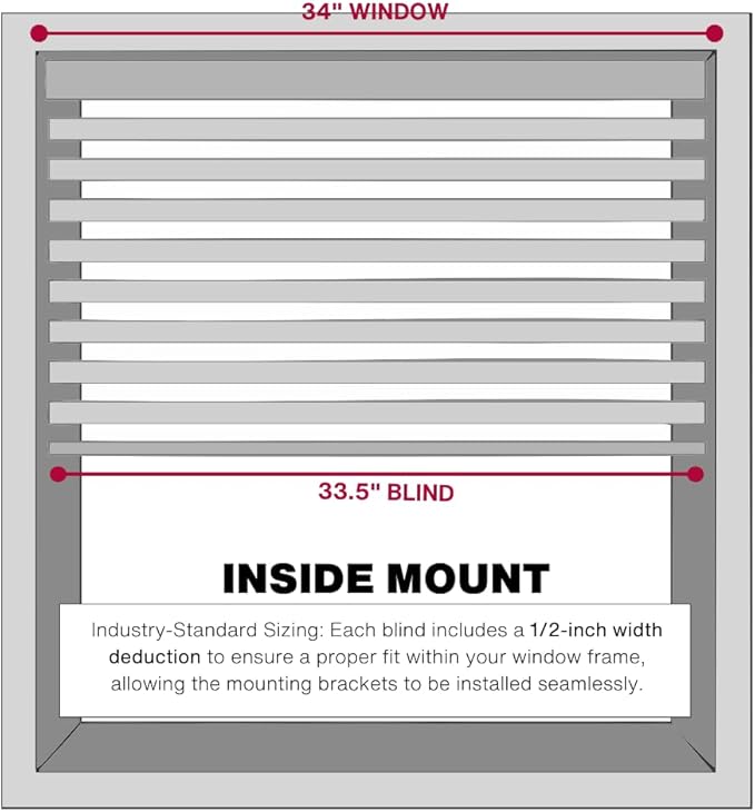 LOTUS & WINDOWARE Cordless Mini Blind, Window Blinds - Image 4