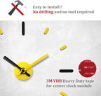 Presentime & Co Large Frameless DIY Wall Clock - Image 2