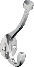 Amerock H5546526 | Adare Double Prong Decorative Wall Hook | Polished Chrome by Amerock